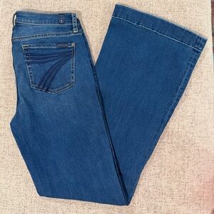 7 For All Mankind BLUE MALMO Flare DOJO Jeans